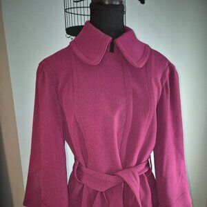 Focus 2000 Fuchsia Bell Sleeve Blazer (8)